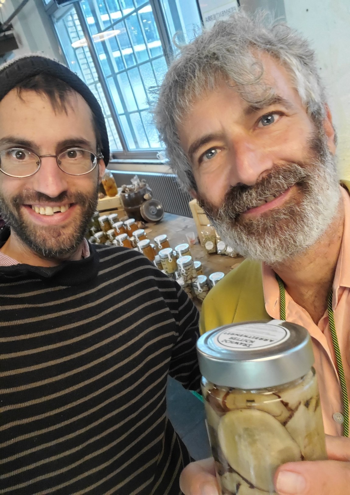 Begegnung zwischen Laurent Cornu und Sandor Katz