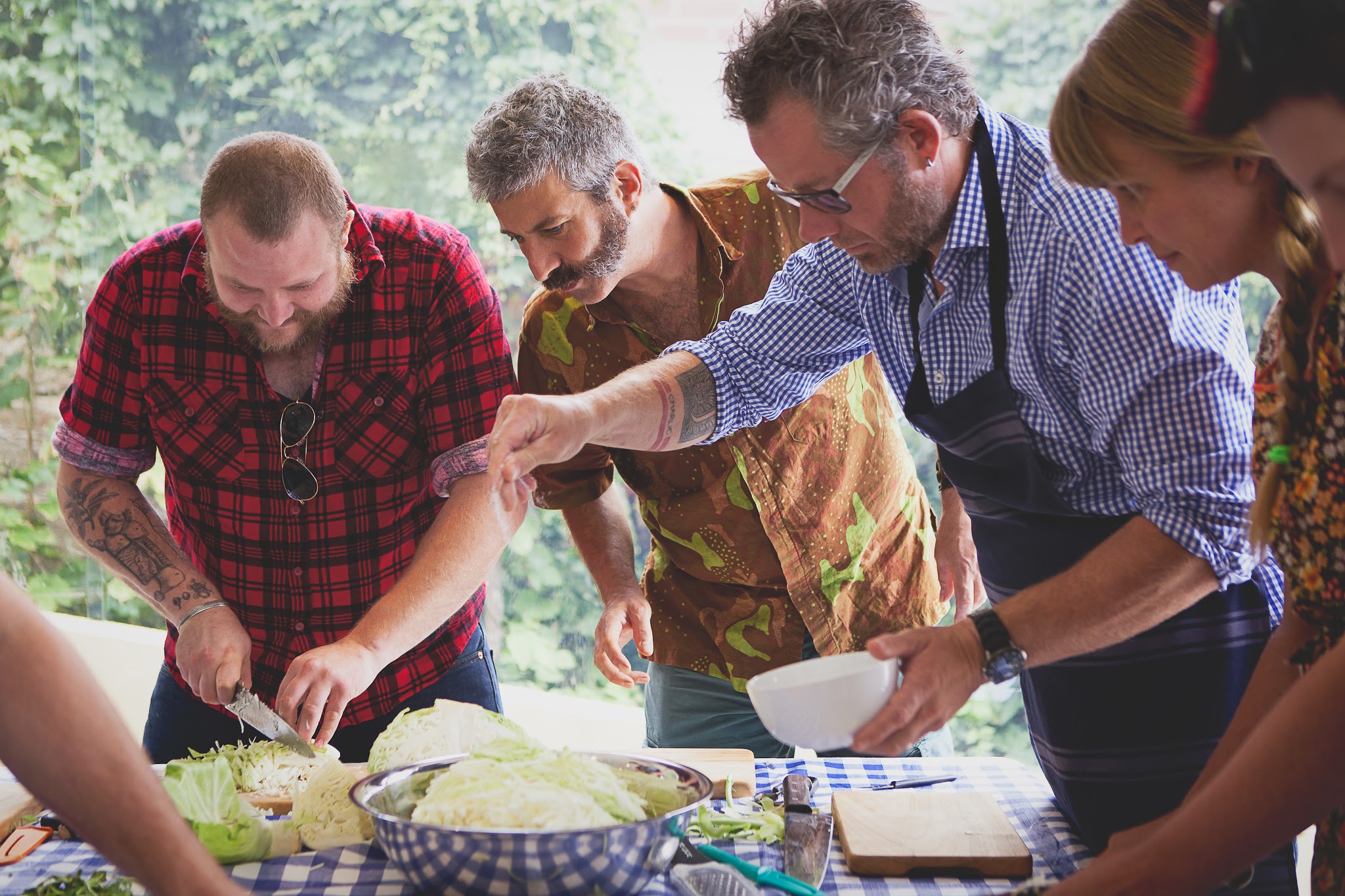 Sandor Katz animant un atelier